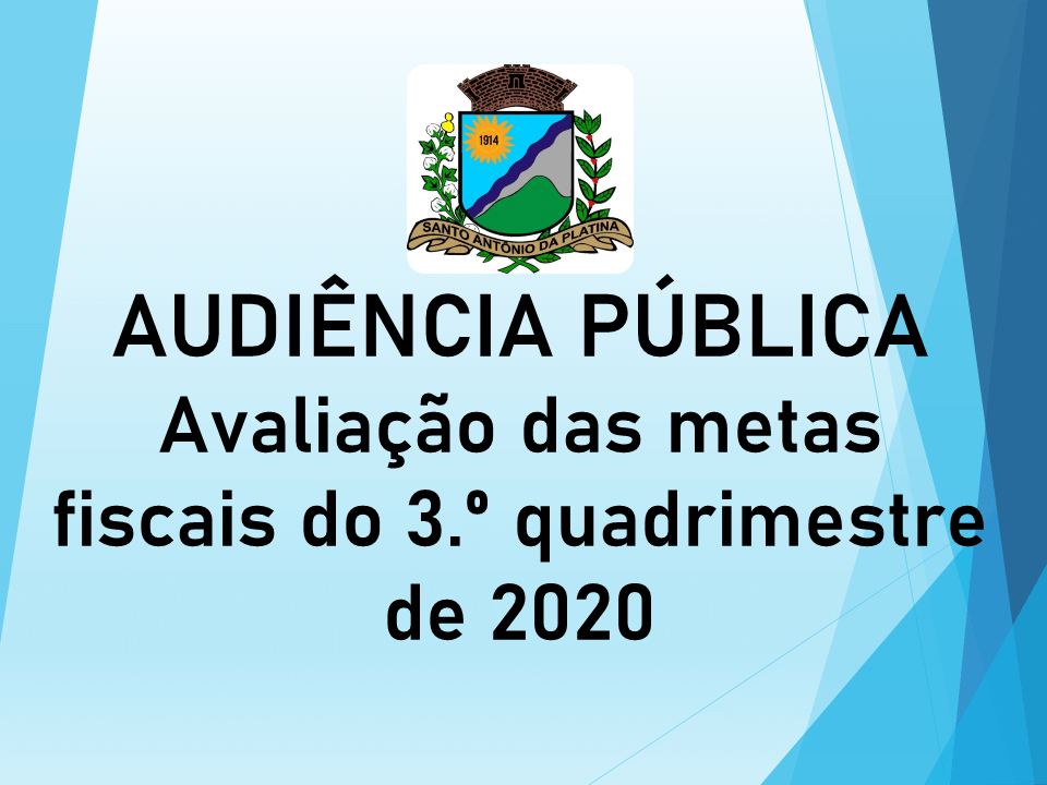 Audiência Pública do Poder Legislativo Municipal